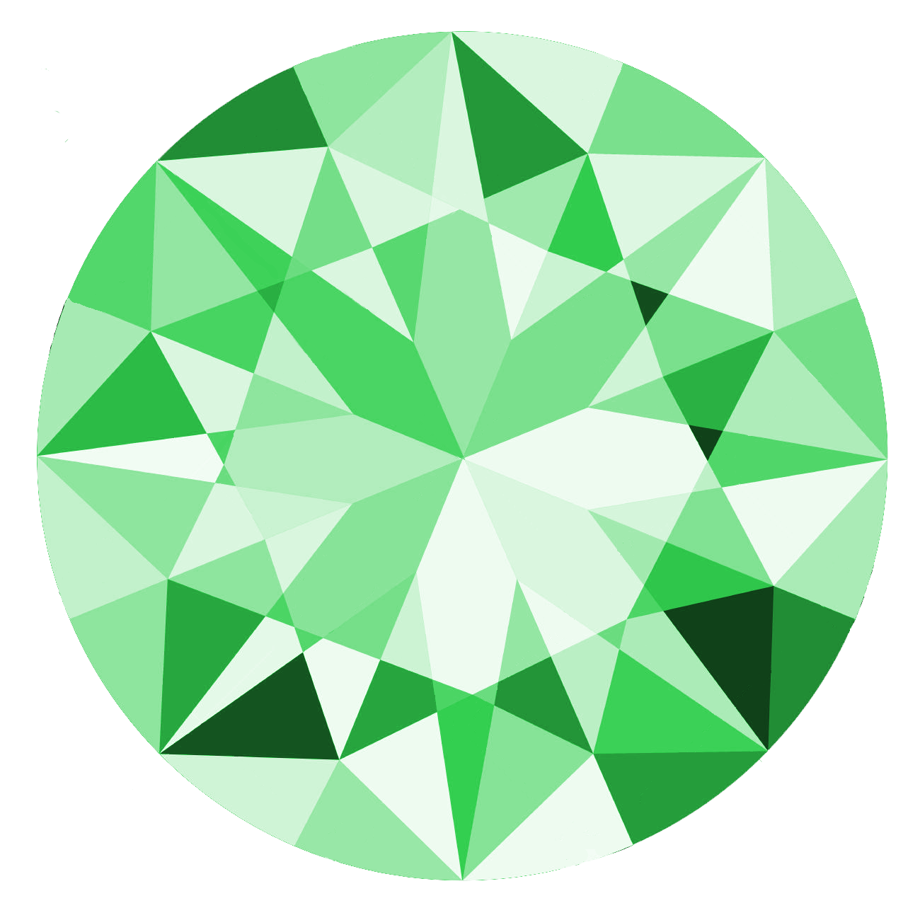 grønn diamant