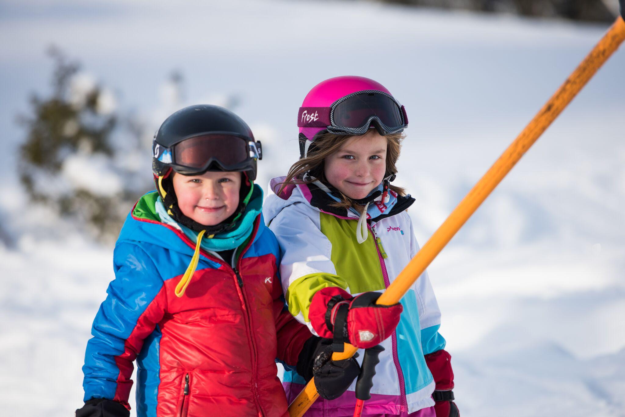 barn i skiheis i Hafjell
